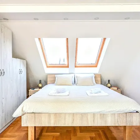 Spacious & Attractive 600m-7minuta Hoda Od Centra, Mogucnost Za Parking-apartmani-nsmilos Apartment